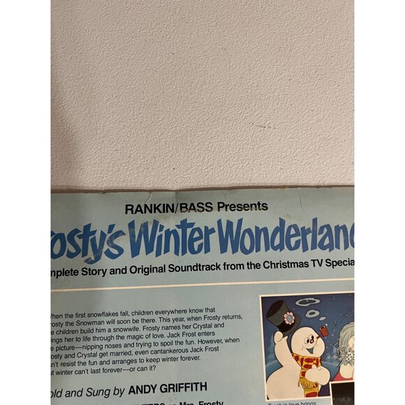 Frosty's Winter Wonderland Complete Story & Original Soundtrack LP 1976 Disneyla - Picture 4 of 5